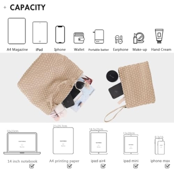 Stylish Vegan Leather Woven Handbag for Women