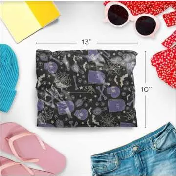 Package Mint Poly Mailers 10 x 13 100 Pack | Waterproof & Tear Resistant Mailing Envelopes for Small...