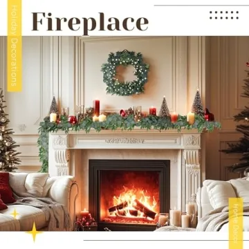 Eucalyptus Leaves Garland - 4 Pcs 6.5 Feet for Decor