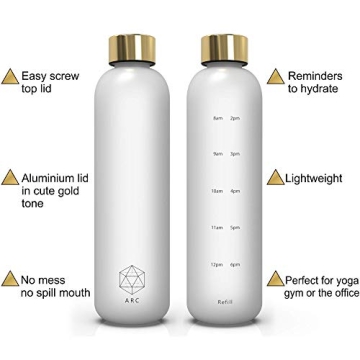 ARCANA Motivational Water Bottle - Stylish and BPA Free