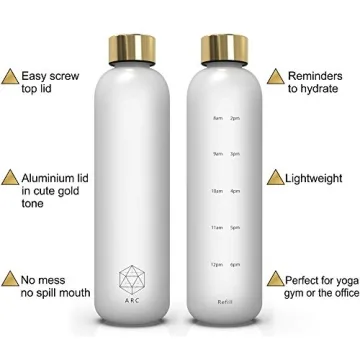 ARCANA Motivational Water Bottle - Stylish and BPA Free