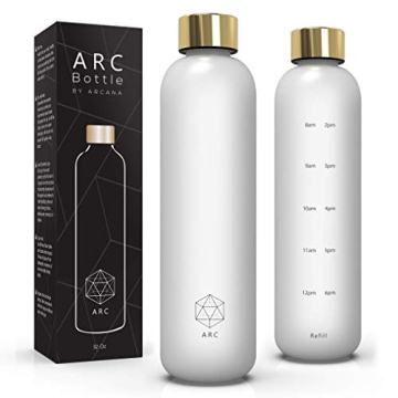ARCANA Motivational Water Bottle - Stylish and BPA Free