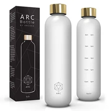 ARCANA Motivational Water Bottle - Stylish and BPA Free
