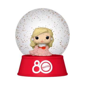 Funko Pop! Snow Globe: Retro Toy: Peaches ‘n Cream Barbie