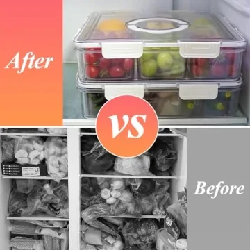 Extra Large Storage Containers for Fruits and Snacks