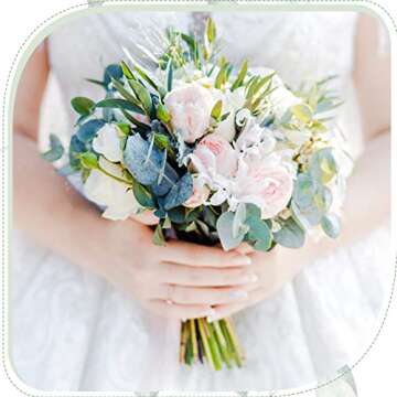 Giegxin 270 Pcs Mixed Eucalyptus Wedding Decor Stems