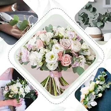 Giegxin 270 Pcs Mixed Eucalyptus Wedding Decor Stems