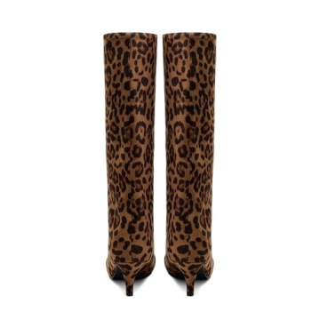 CAGLGLZ Women’s Stylish Knee High Suede Boots