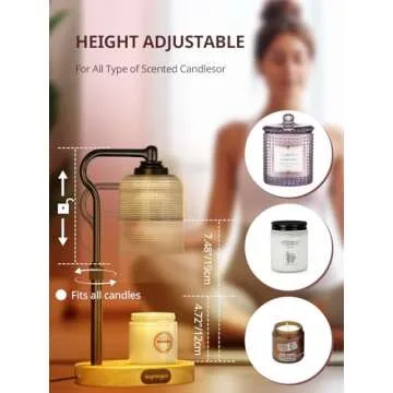 Inspireyes Candle Warmer Lamp - Electric Candle Melter