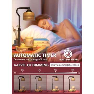 Inspireyes Candle Warmer Lamp - Electric Candle Melter