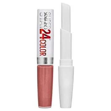 Maybelline SuperStay 24 Lipstick, Committed Coral for Long Lasting Wear