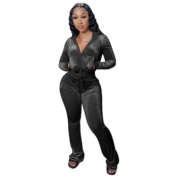 Womens Velour Jogger Tracksuit: Stylish Two Piece Outfits for Every Occasion