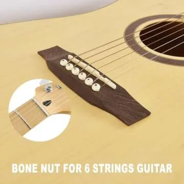 Quality 42mm Electric Guitar Bone Nuts for Strat Tele Guitars