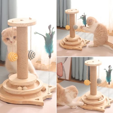 Marchul Cat Scratching Post: Fun Interactive Toy for Kittens