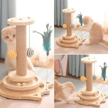 Marchul Cat Scratching Post: Fun Interactive Toy for Kittens