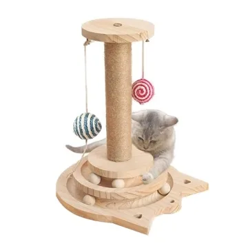 Marchul Cat Scratching Post: Fun Interactive Toy for Kittens