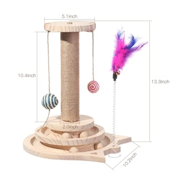 Marchul Cat Scratching Post: Fun Interactive Toy for Kittens