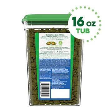 Greenies Feline Smartbites Healthy Indoor Natural Treats for Cats, Tuna Flavor, 16 oz. Tub