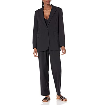 Ramona Loose Fit Boxy Blazer for Women in Black
