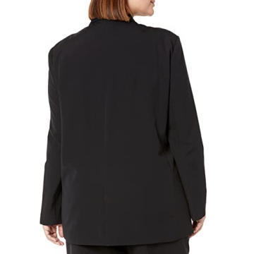 Ramona Loose Fit Boxy Blazer for Women in Black