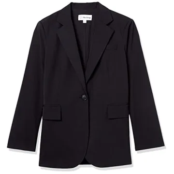 Ramona Loose Fit Boxy Blazer for Women in Black