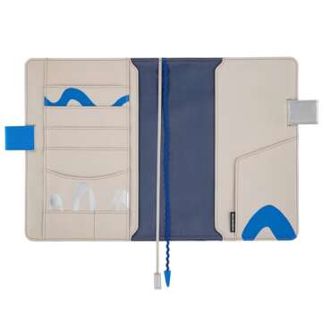 Hobonichi Techo Cousin Cover by PAMM in Ocean Design