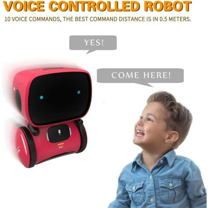 98K Kids Smart Robot Toy Ages 3+, Voice Control