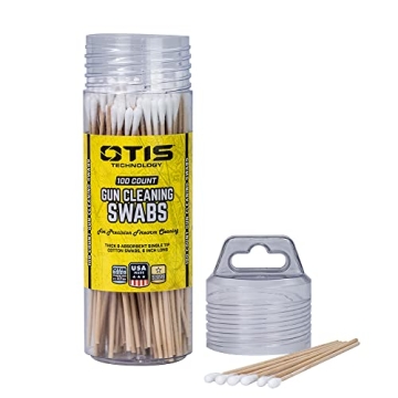 Otis Technology Gun Cleaning Swabs - 100 Pack for Versatile Cleaning Solutions