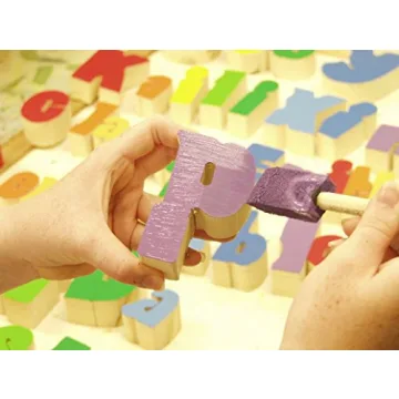 Personalized Wooden Name Puzzle Stool for Kids