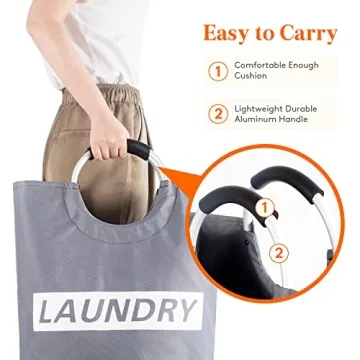 Lifewit 100L Large Laundry Basket - Collapsible and Durable