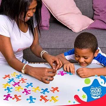 Stretchy Happy Man Toy Party Favors: Bendy Toys Set of 24 - Perfect Stretchy Toys Small Prizes for Goody Bag Stuffers and Egg Fillers