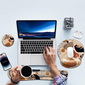 Ergonomic Memory Foam Wrist Rest Set for Comfort