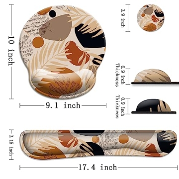 Ergonomic Memory Foam Wrist Rest Set for Comfort