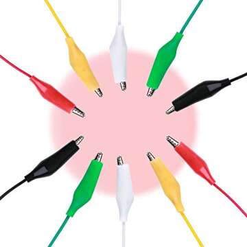 ELEGOO 30 PCS Alligator Clip Test Leads Set for Easy Testing