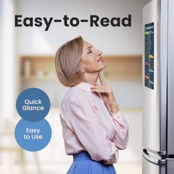 Air Fryer Magnetic Cheat Sheet Set for Easy Cooking