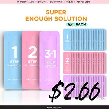 CLIONE PRIME Lash Lift Kit - 97 Pcs Eyelash Lift Kit, 15 Times Use Eyelash Perm Kit, Suitable for Salon & Home Use - Professional Korean Semi Permanent Curling Perming Wave Kit