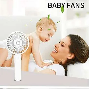 CHOKOVIE Handheld Pocket Fan, Mini Portable Fan 2600mAh Battery Operated Speed Adjustable USB Rechargeable Fan, USB Desk Fan with Base for Kids Girls Women Men Indoor Outdoor Travel (Pink)