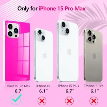 Pevezeda Neon Series iPhone 15 Pro Max Case - Shockproof & Cute