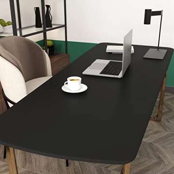 WESTICK Matte Black Wallpaper Peel and Stick Matt Thick Black Contact Paper Self Adhesive Black Peel and Stick Wallpaper for Bedroom Living Room Bathroom Renter Friendly Black Wall Paper 15.8" x 394"