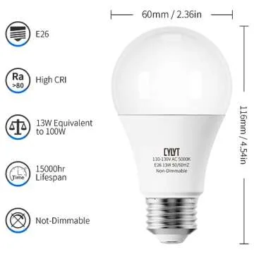 CYLYT LED Light Bulbs - Bright & Energy-Efficient