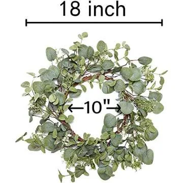 Beautiful VGIA Eucalyptus Wreath for Home Decor