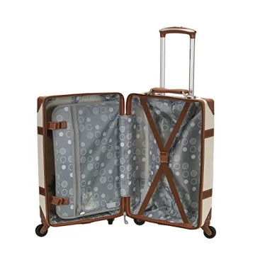 Rockland Stage Coach 20-Inch Stylish Carry-On Trunk