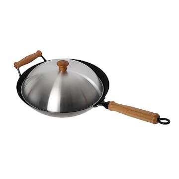 Joyce Chen 22-9938, Pro Chef 14 Inch 10 Piece Excalibur Non-Stick Wok Set