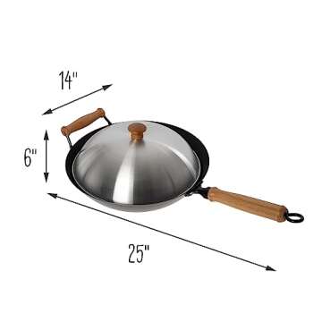 Joyce Chen Pro Chef 14 Inch Wok Set 10 Piece Non-Stick