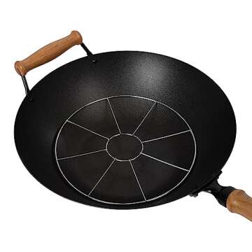 Joyce Chen Pro Chef 14 Inch Wok Set 10 Piece Non-Stick