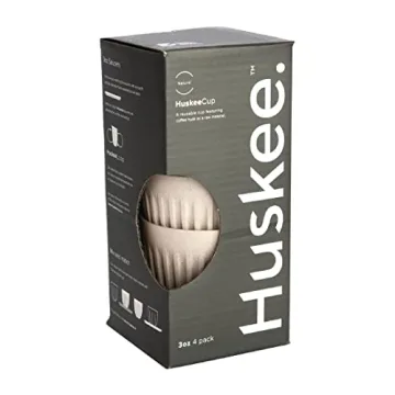 Huskee 3oz Eco-friendly Espresso Cups - 4 Pack