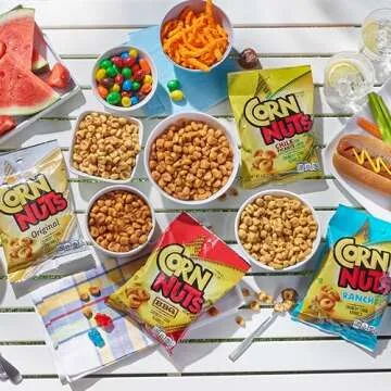 CORN NUTS Chile Picante con Limon Flavored Corn Kernels, Crunchy Corn Snack, Snack Box, Variety Packs Food for Adults, 4oz. (Pack of 12)