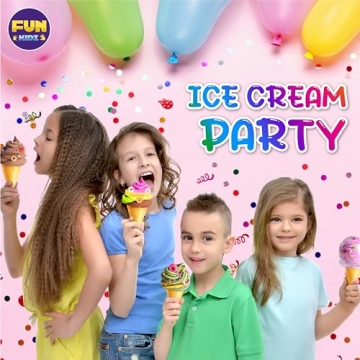 FunKidz DIY Ice Cream Butter Slime Kit for Girls 8-12