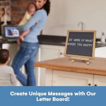 flybold Felt Letter Board - Creative Messaging Board 10x10