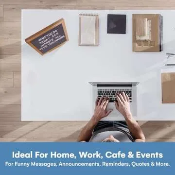 flybold Felt Letter Board - Creative Messaging Board 10x10